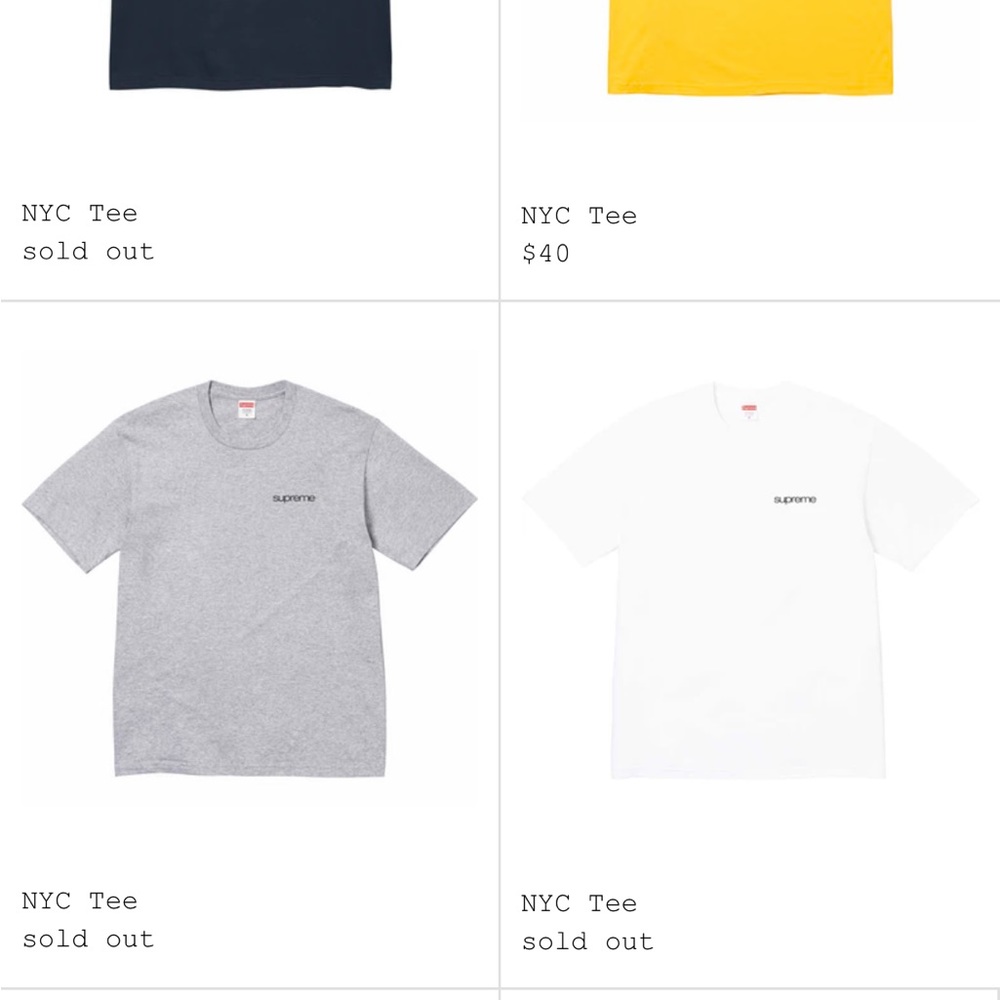 Supreme NYC Tee